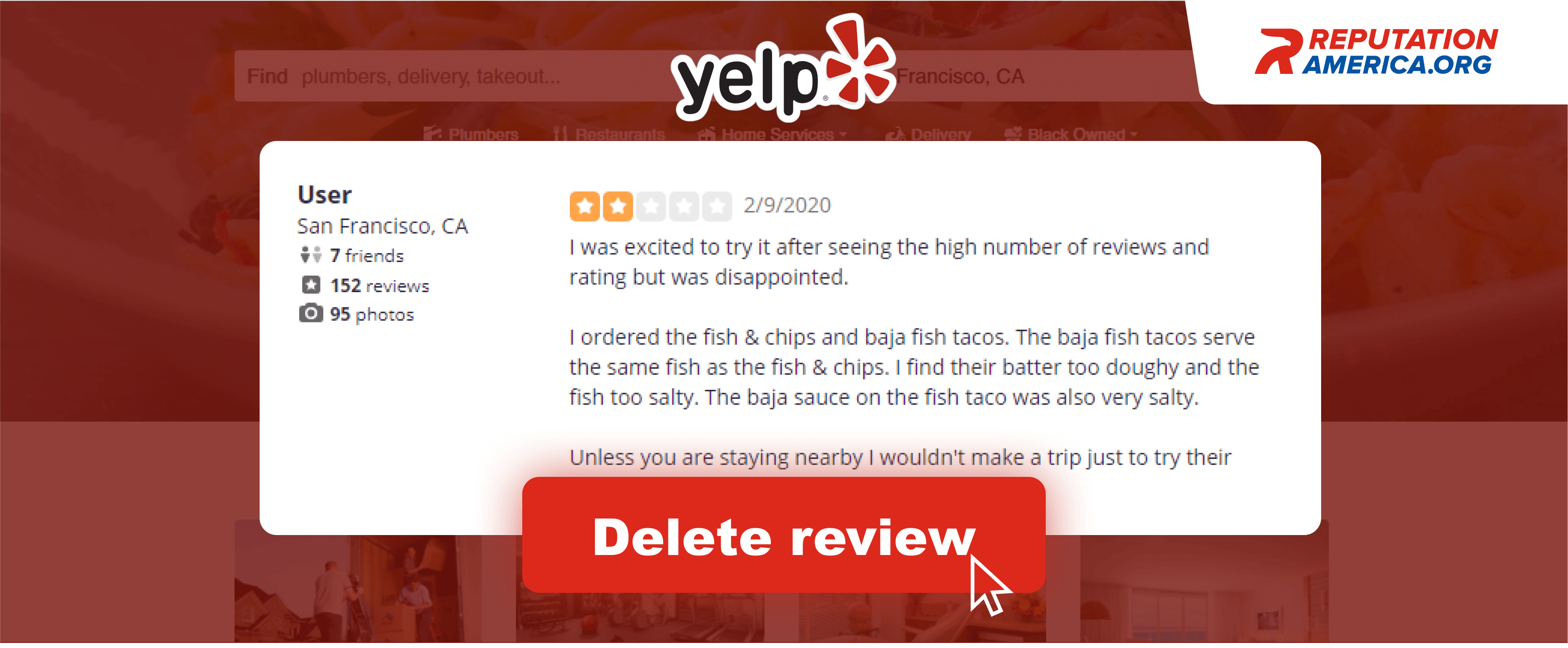 How to Delete Yelp Review