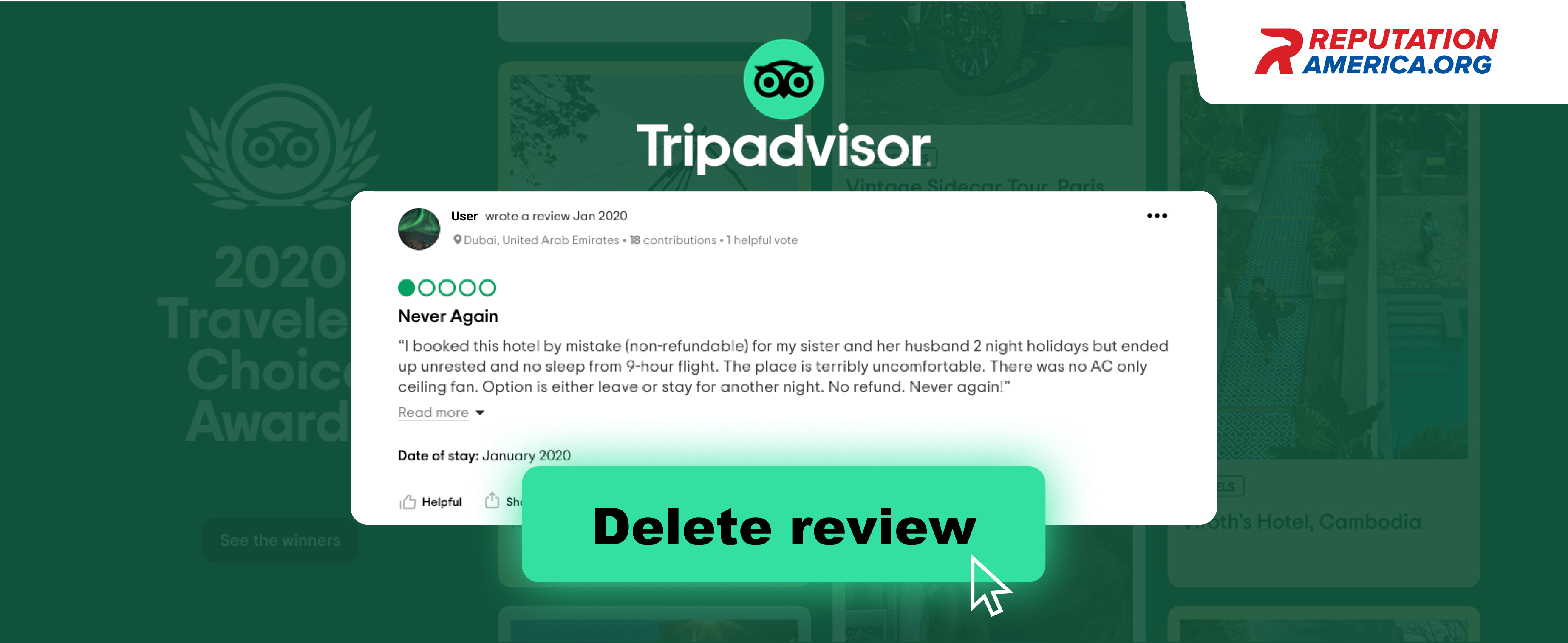 How To Remove TripAdvisor Review