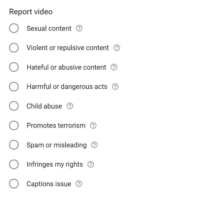 remove youtube video