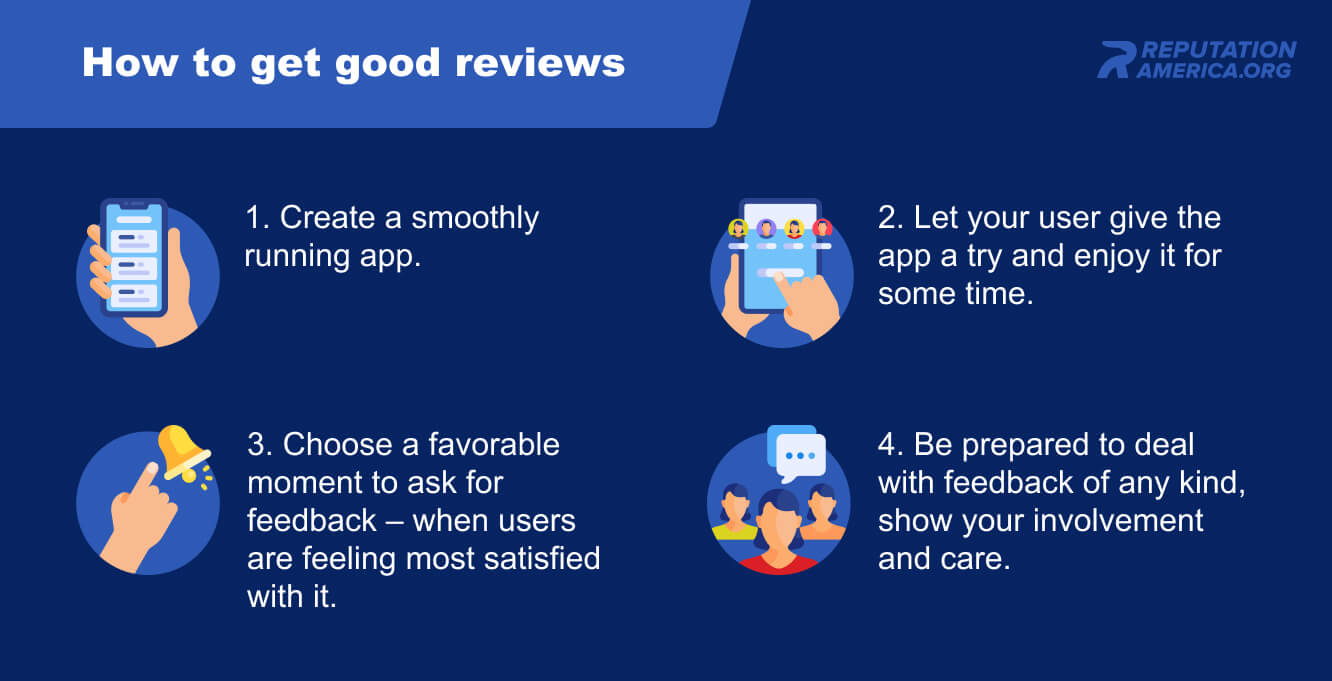 How to get good feedback in App Store and Google Play