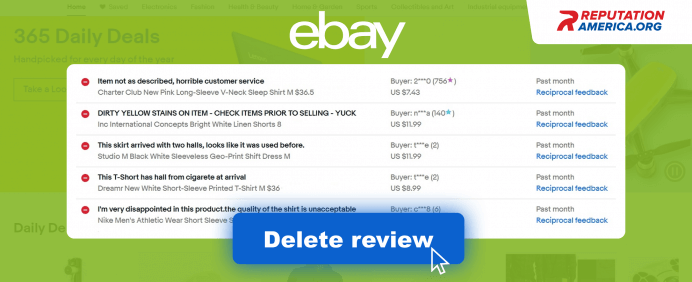 ebay negative feedback examples