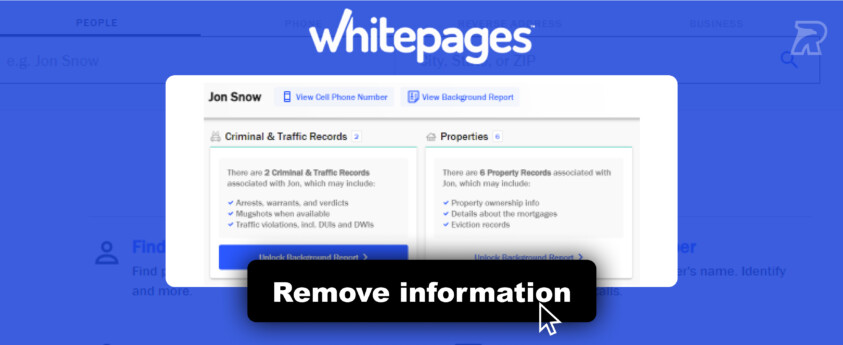 How to Remove Information From Whitepages