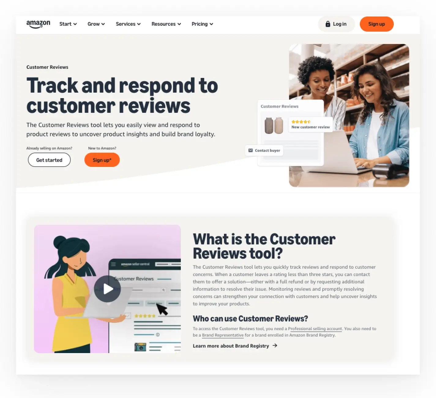 Amazon Customer Reviews tool for managing and responding to reviews Amazon Customer Reviews tool for tracking and responding to customer feedback